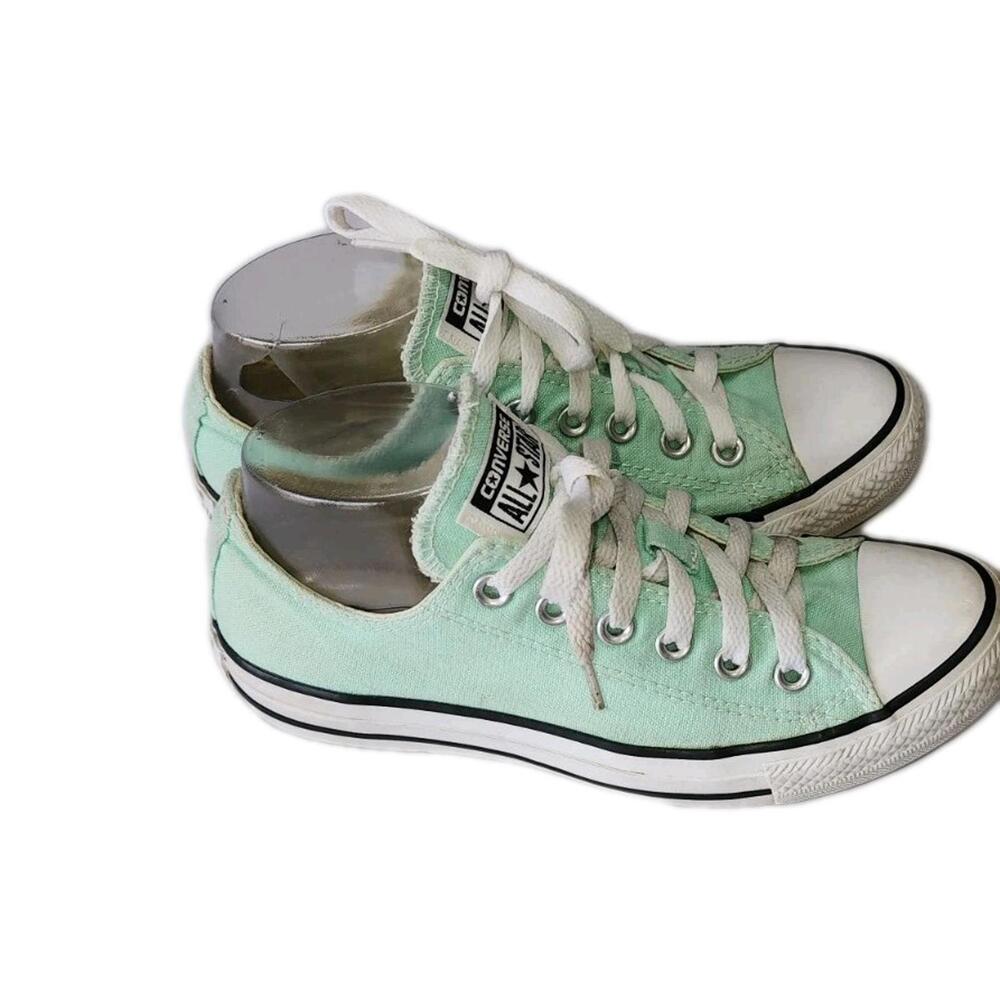 Converse All Star Mint Green Sneakers Mens Size 5, Womens Size 7 Rare Color - Picture 4 of 15